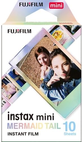 Fujifilm Instax Mini Mermaid Tail Instant Film 10 Sheets - Damaged Packaging