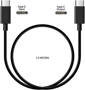 Toni Type C PD Fast Charging Cable 1.2 Meter Length Black - Damaged Packaging