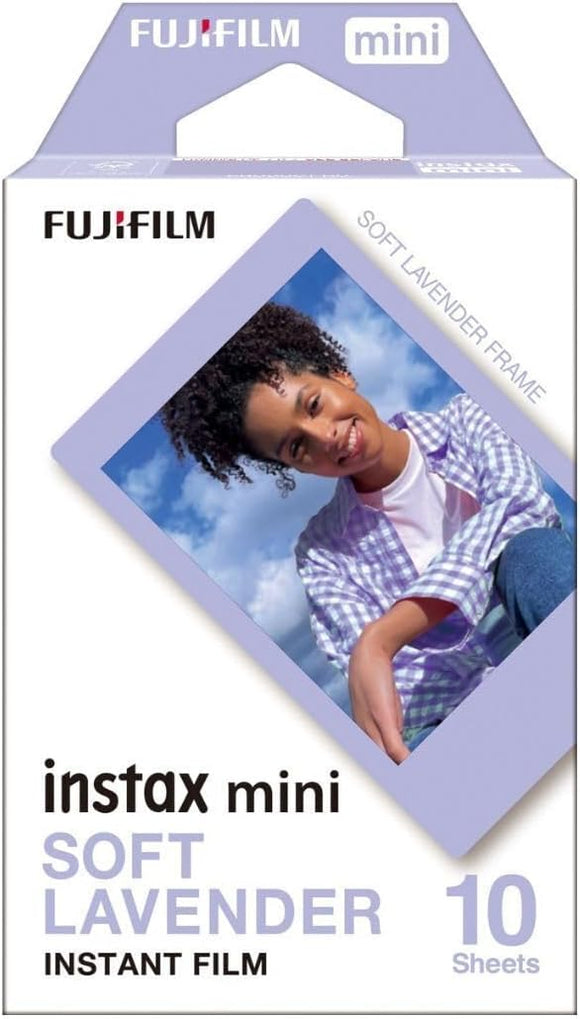 instax Fujifilm Instax Mini Instant Film 10 Sheets Soft Lavender - Damaged Packaging