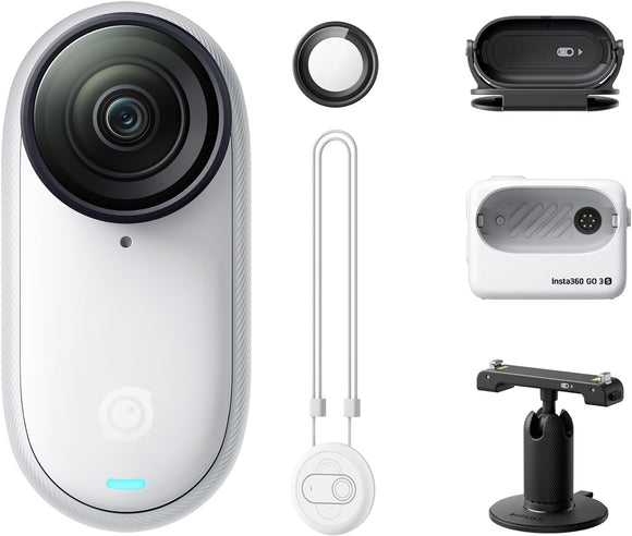 Insta360 GO 3S Action Camera 4K Ultra-Wide Hands-Free POV Video - 128GB