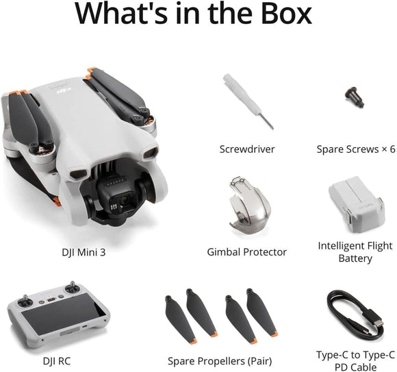 DJI Mini 3 Drone with RC Remote - Pre-Owned - Like New