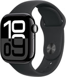 Apple Watch Series 10 GPS + Cellular 42mm Aluminum Midnight Case + Starlight Strap-2