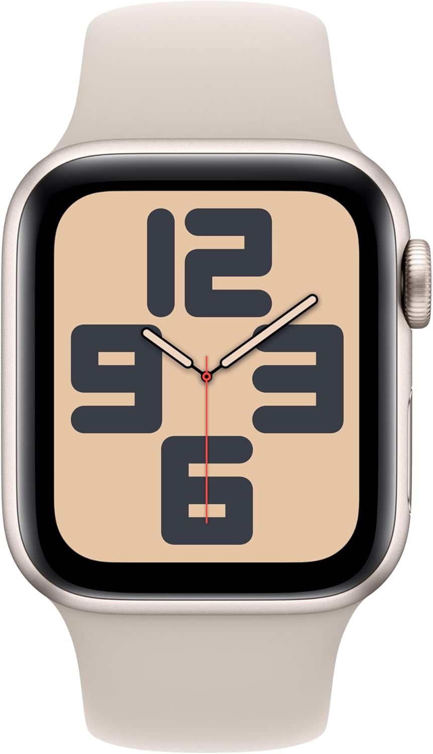 Apple Watch SE (1st Gen) GPS + Cellular 40mm Aluminum Starlight Case + Starlight Strap