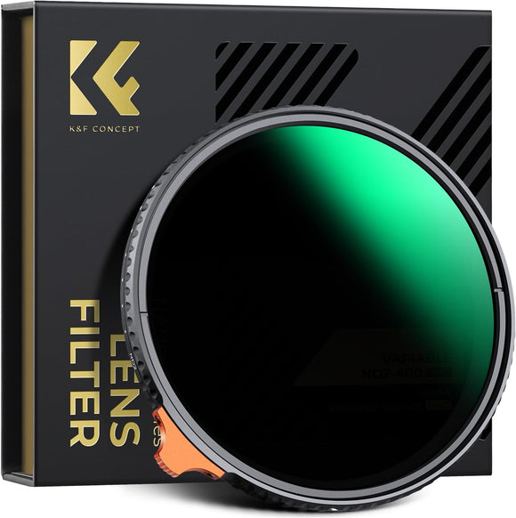 K&F Concept KF01.1466 Variable ND Filter (VND) ND2-ND400 Nano-X Series82mm