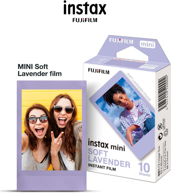 instax Fujifilm Instax Mini Instant Film 10 Sheets Soft Lavender - Damaged Packaging