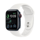 Apple Watch SE GPS + Cellular Aluminum 40mm (2nd Gen) Midnight + White Strap-2