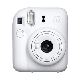 instax Fujifilm Mini 12 Instant Film Camera Clay White - Pre-owned - Like New