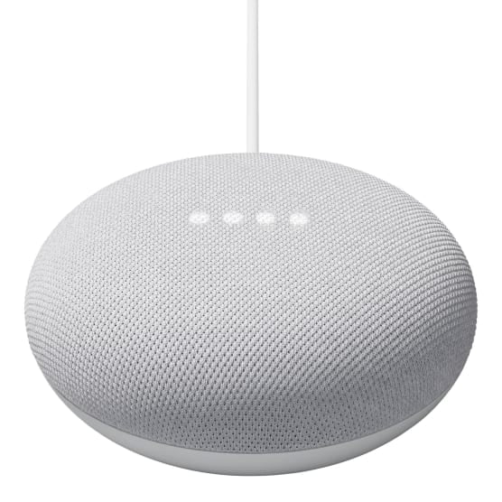 Google Nest Mini Smart Speaker Chalk
