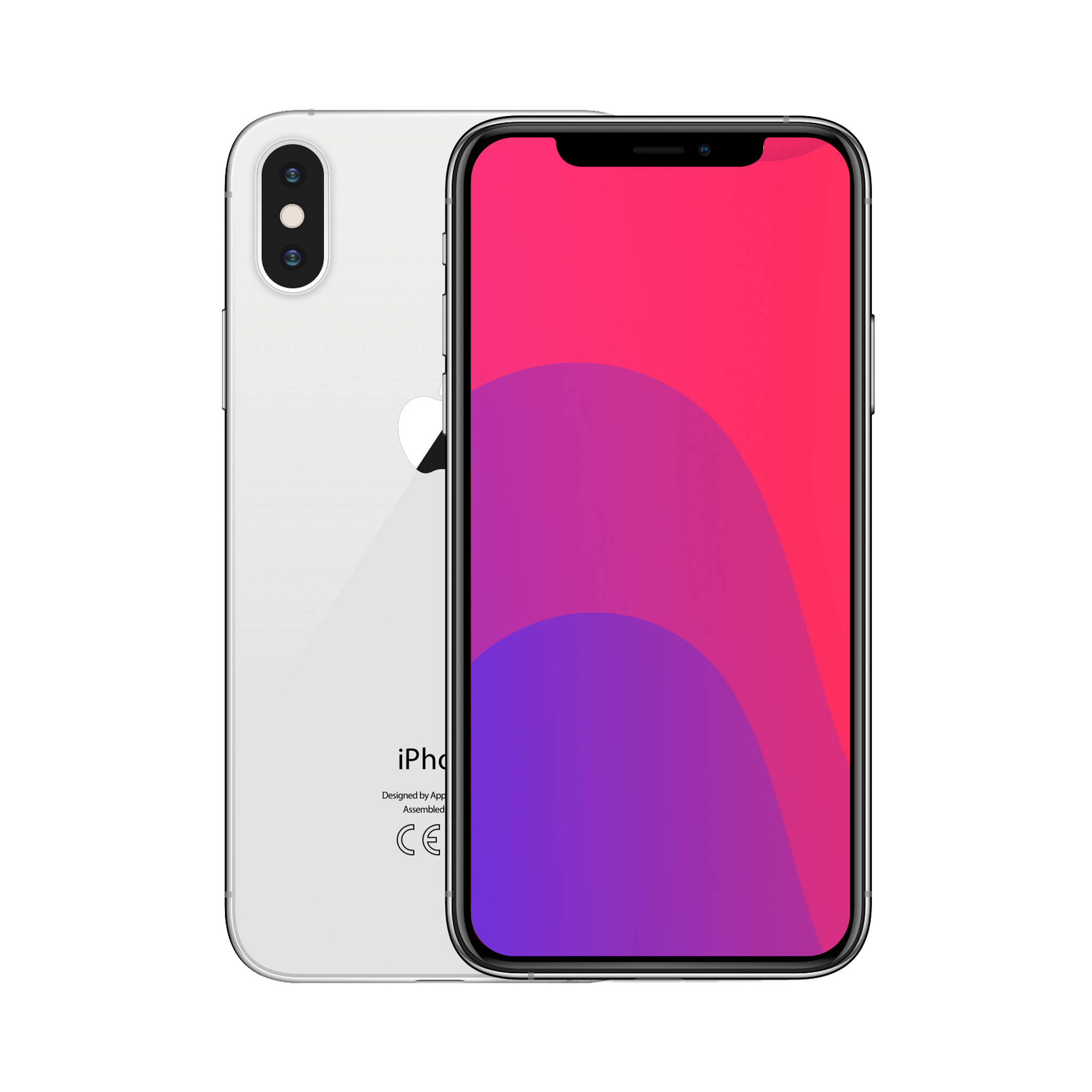 Apple iPhone X 256GB Silver - No Face ID
